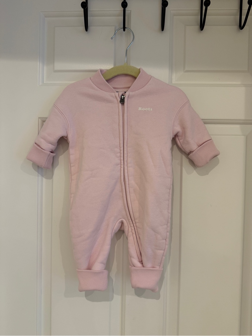 Roots baby girl sweatsuit one piece - perfect condition - size 3-6 months